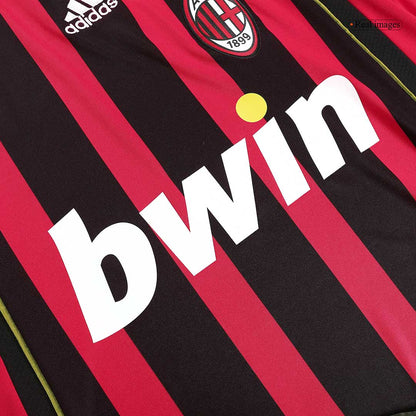 Tricouri Fotbal Vintage AC Milan MALDINI #3 Acasă 2006/07