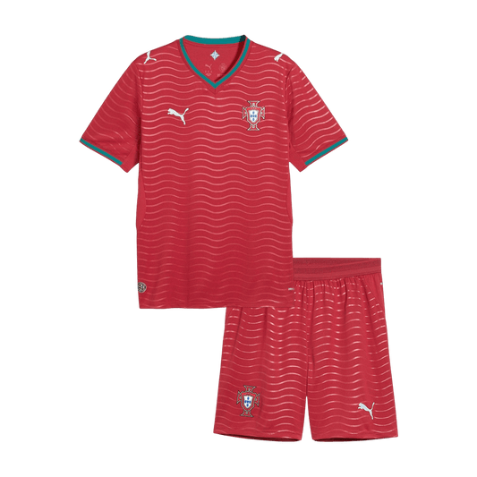 Set Tricouri Fotbal Portugalia Acasă 2026 Pentru Copii