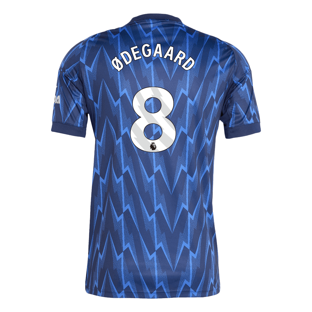Tricouri Fotbal Arsenal ODEGAARD #8 Deplasare 2025/26 (mărime mare)