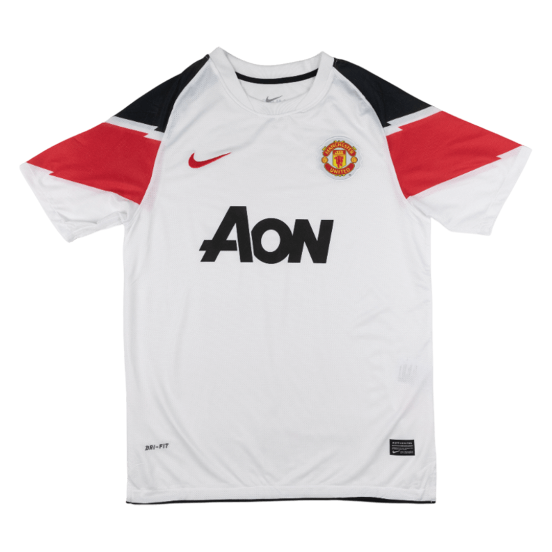 Tricouri Fotbal Vintage Manchester United Deplasare 2010/11