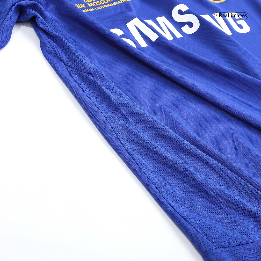 Tricouri Fotbal Vintage Chelsea Acasă 2008 - UCL Final (mărime mare)