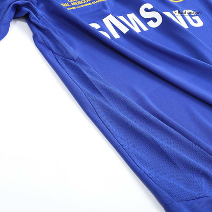 Tricouri Fotbal Vintage Chelsea Acasă 2008 - UCL Final (mărime mare)
