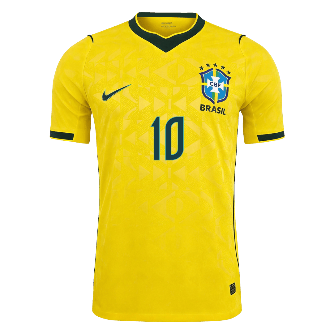 Tricouri Fotbal Brazilia NEYMAR JR. #10 Acasă Cupa Mondială 2026 Authentic