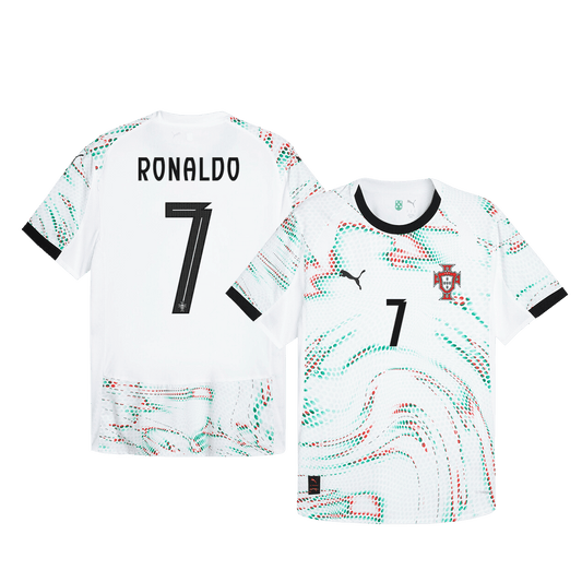 Tricouri Fotbal Portugalia RONALDO #7 Deplasare 2025 Authentic