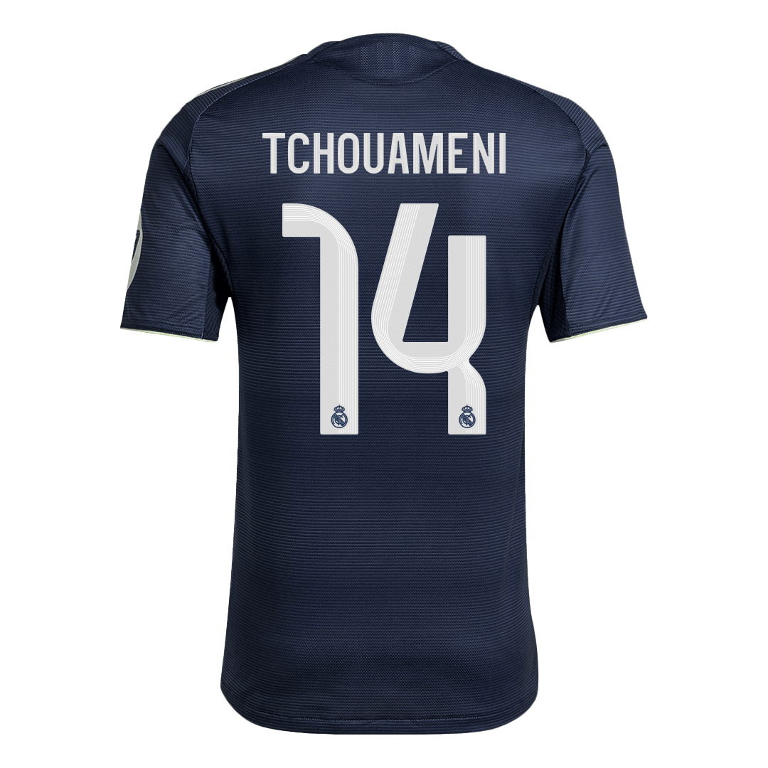 Tricouri Fotbal Real Madrid TCHOUAMENI #14 Deplasare 2025/26 Authentic - Premium