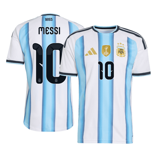 Tricouri Fotbal Argentina MESSI #10 Acasă Cupa Mondială 2026 Authentic
