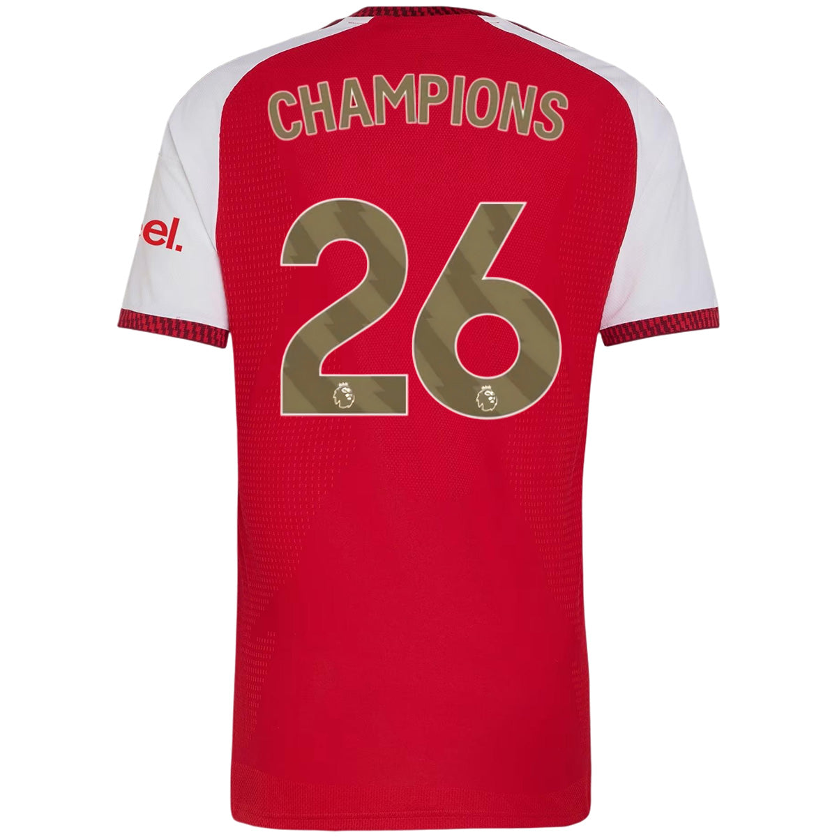 Tricouri Fotbal Arsenal CHAMPIONS #26 Acasă 2026/27 Authentic