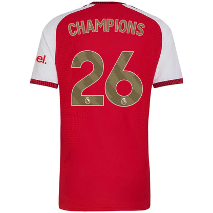 Tricouri Fotbal Arsenal CHAMPIONS #26 Acasă 2026/27 Authentic