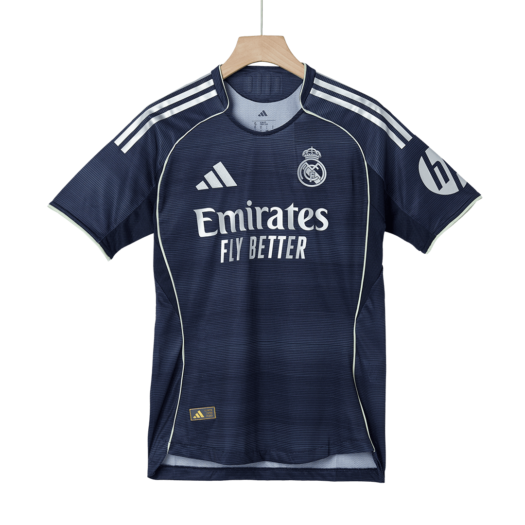 Tricouri Fotbal Real Madrid MBAPPÉ #9 Deplasare 2025/26 Authentic - Premium