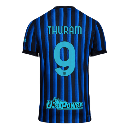 Tricouri Fotbal Inter Milano THURAM #9 Acasă 2025/26 Authentic