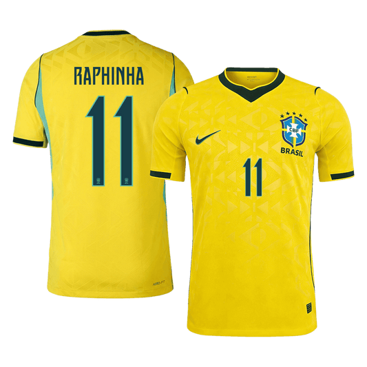 Tricouri Fotbal Brazilia RAPHINHA #11 Acasă Cupa Mondială 2026 Authentic
