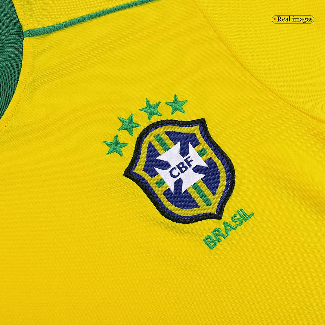 Tricouri Fotbal Vintage Brazilia CAFU #2 Acasă 1998