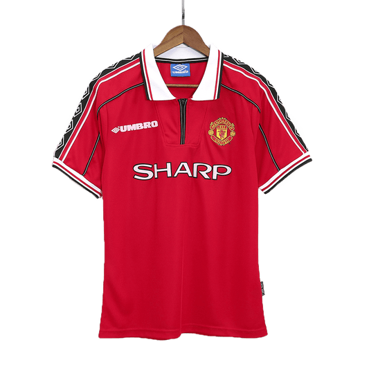 Tricouri Fotbal Vintage Manchester United Acasă 98/00