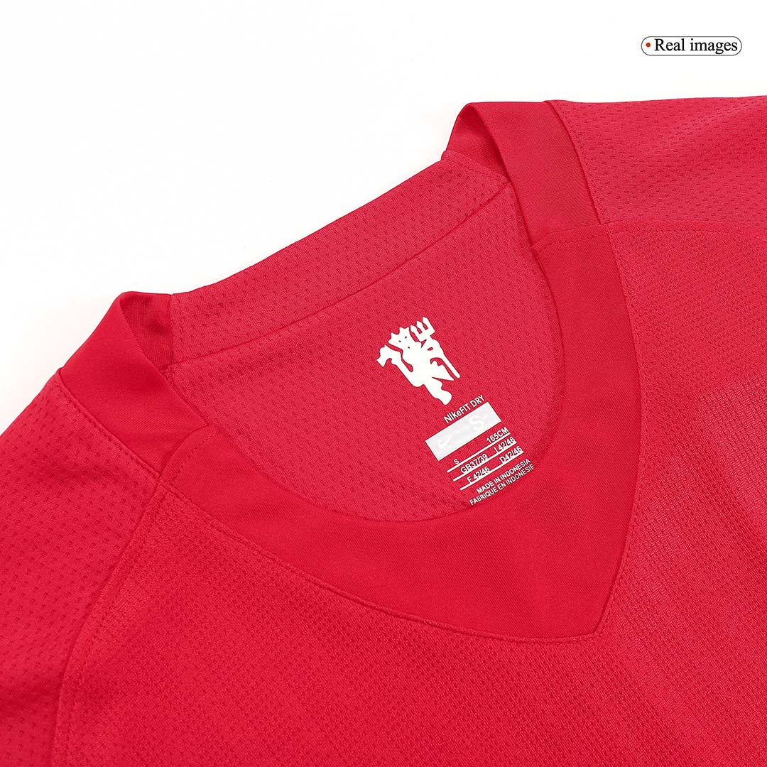 Tricouri Fotbal Vintage Manchester United Acasă 2007/08 Mânecă Lungă