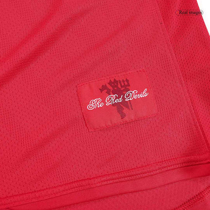 Tricouri Fotbal Vintage Manchester United SCHOLES #18 Acasă 2007/08 Mânecă Lungă