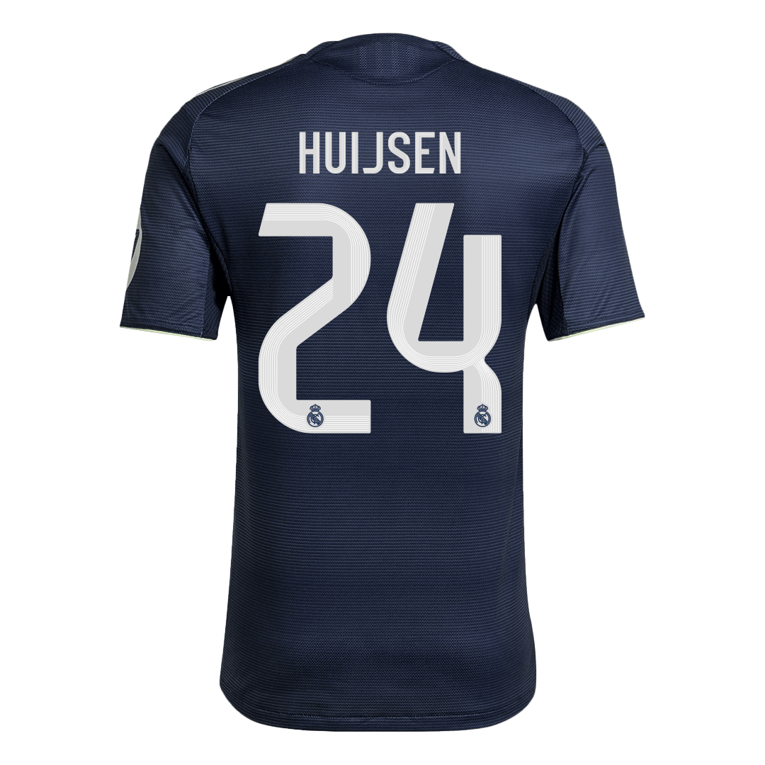 Tricouri Fotbal Real Madrid HUIJSEN #24 Deplasare 2025/26 Authentic - Premium