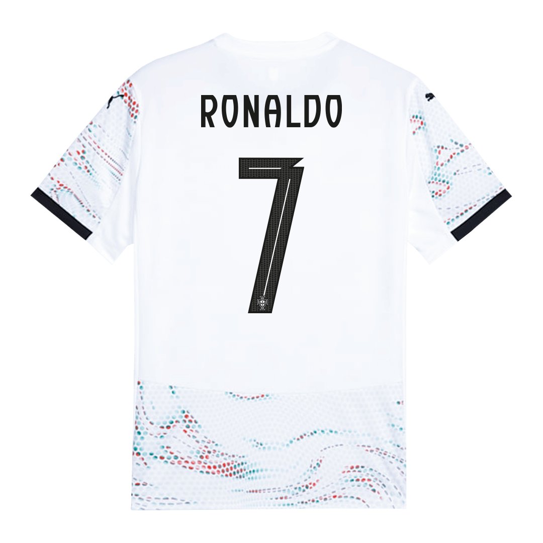 Tricouri Fotbal Portugalia RONALDO #7 Deplasare 2025 (mărime mare)