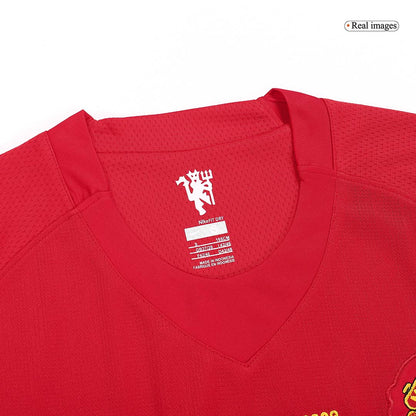 Tricouri Fotbal Vintage Manchester United RONALDO #7 Acasă 2007/08 - UCL Final