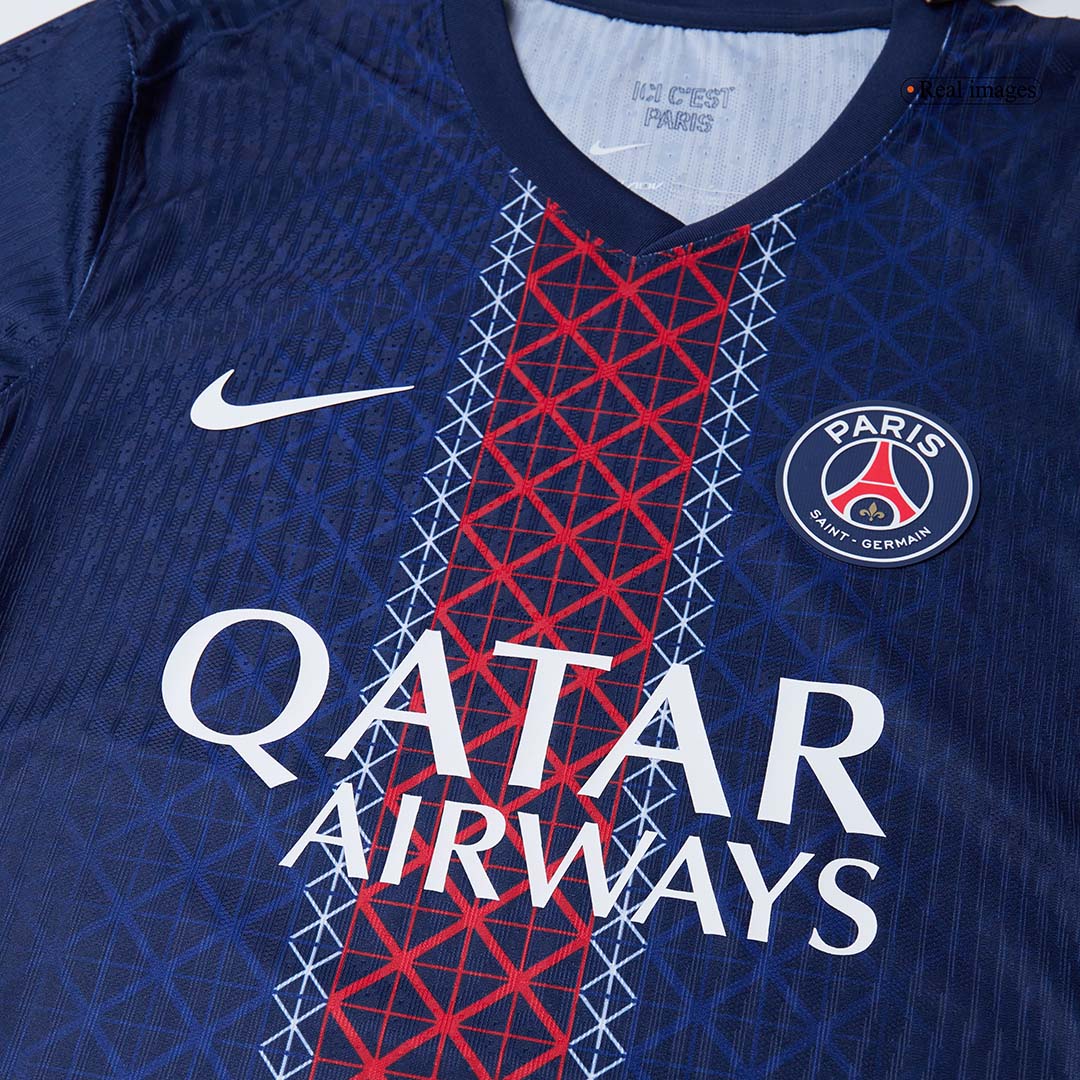 Tricouri Fotbal PSG JOÃO NEVES #87 Acasă 2025/26 Authentic