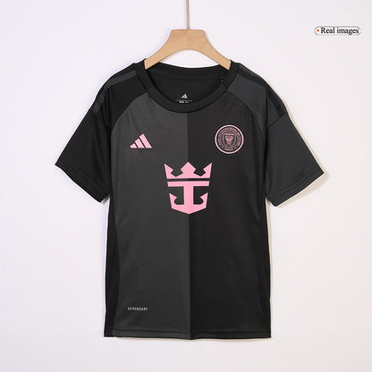 Set Tricouri Fotbal Inter Miami CF Deplasare 2025 Pentru Copii