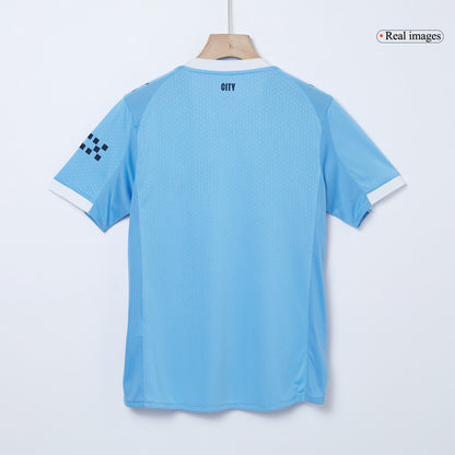 Tricouri Fotbal Manchester City HAALAND #9 Acasă 2025/26 Authentic