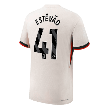 Tricouri Fotbal Chelsea ESTÊVÃO #41 Deplasare 2025/26 Authentic