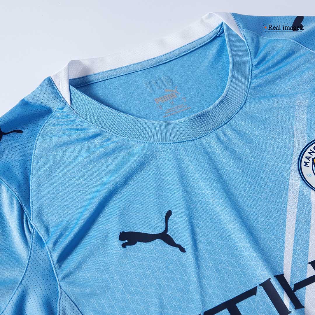 Tricouri Fotbal Manchester City REIJNDERS #4 Acasă 2025/26 Authentic