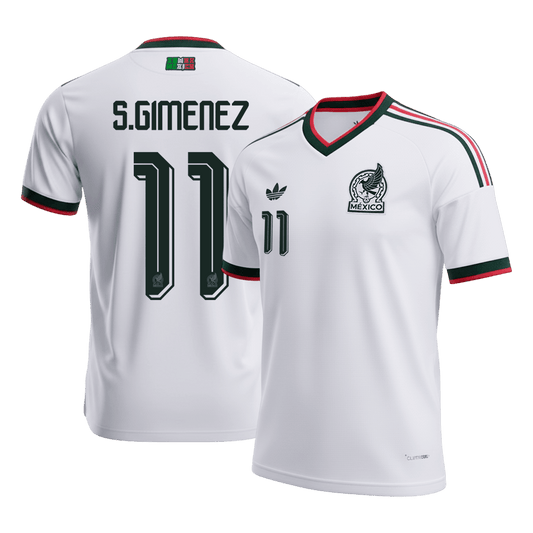 Tricouri Fotbal Mexico S.GIMENEZ #11 Deplasare Cupa Mondială 2026