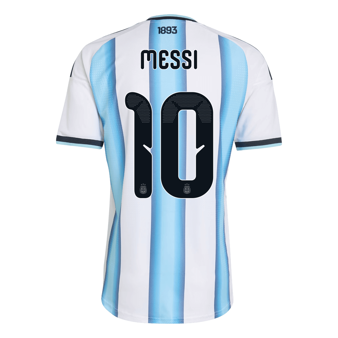 Tricouri Fotbal Argentina MESSI #10 Acasă Cupa Mondială 2026 Authentic