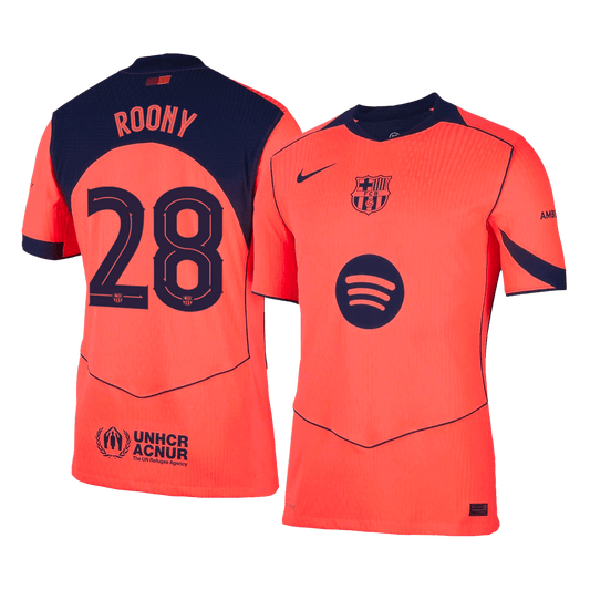 Tricouri Fotbal Barcelona ROONY 28 Treilea 2025/26 Authentic - TricouriFotbaliști Shop