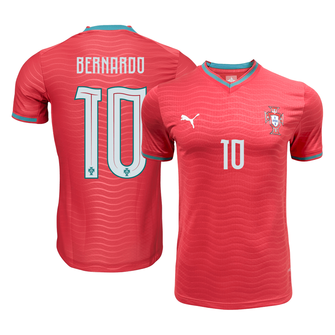 Tricouri Fotbal Portugalia BERNARDO #10 Acasă Cupa Mondială 2026 Authentic