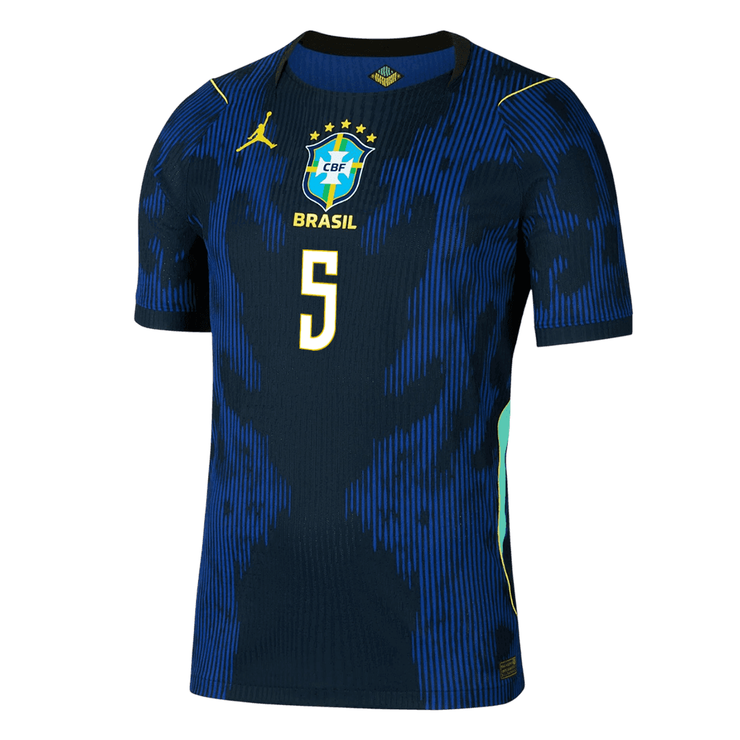 Tricouri Fotbal Brazilia CASEMIRO #5 Deplasare Cupa Mondială 2026 Authentic