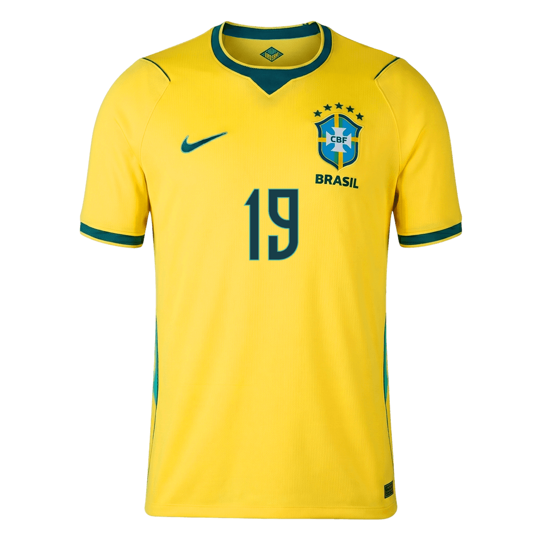 Tricouri Fotbal Brazilia ENDRICK #19 Acasă Cupa Mondială 2026 - Premium