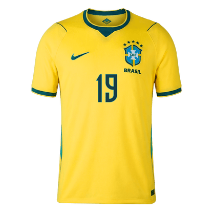 Tricouri Fotbal Brazilia ENDRICK #19 Acasă Cupa Mondială 2026 - Premium