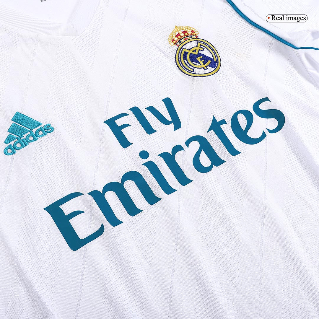 Tricouri Fotbal Vintage Real Madrid MODRIĆ #10 Acasă 2017/18