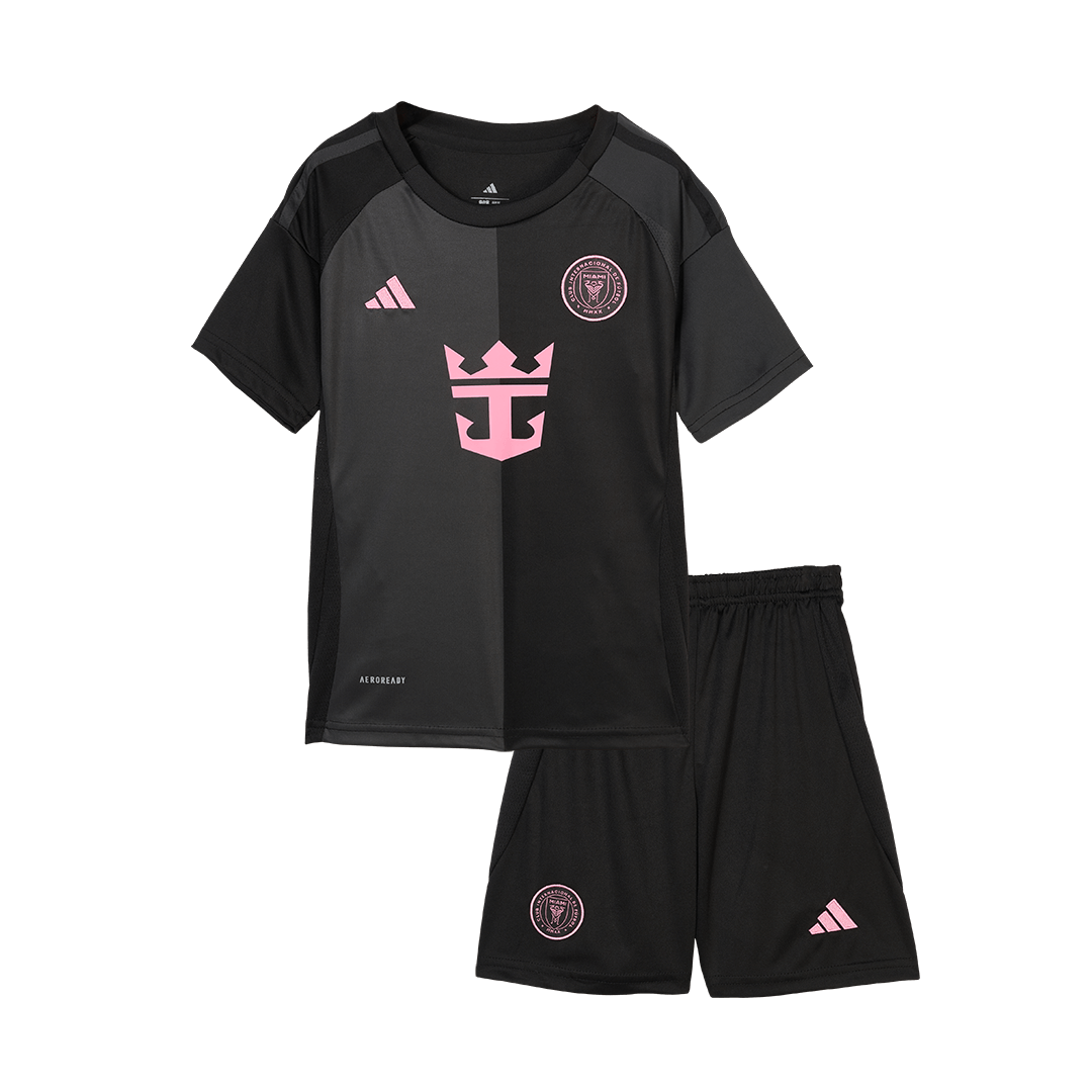 Set Tricouri Fotbal Inter Miami CF Deplasare 2025 Pentru Copii