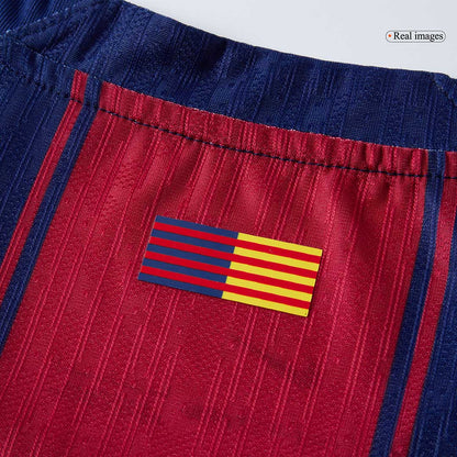 Tricouri Fotbal Barcelona F.DE JONG #21 Acasă 2025/26 Authentic