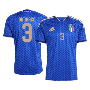 Tricouri Fotbal Italia DIMARCO #3 Acasă Cupa Mondială 2026 - Premium