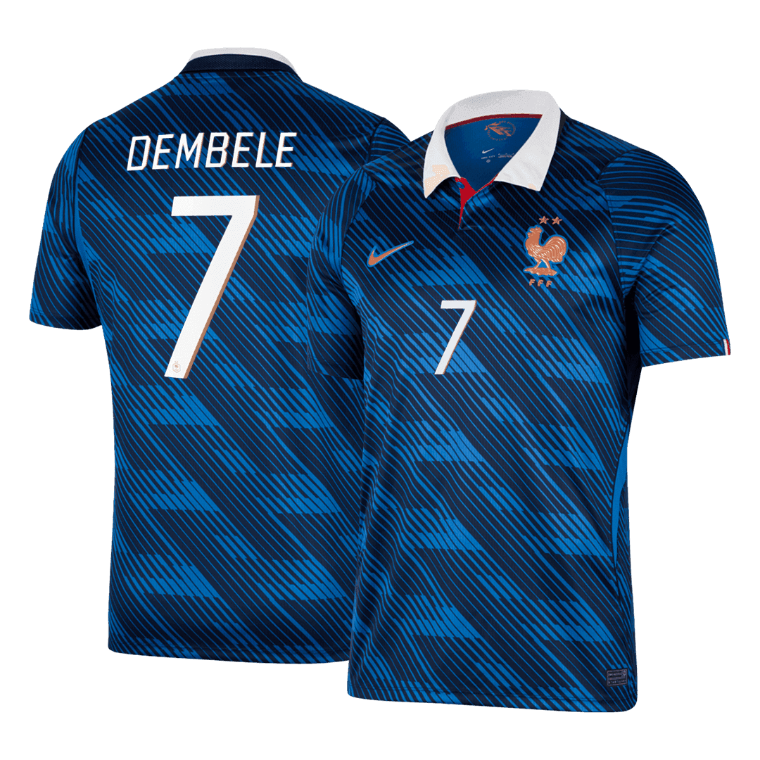 Tricouri Fotbal Franța DEMBÉLÉ #7 Acasă Cupa Mondială 2026