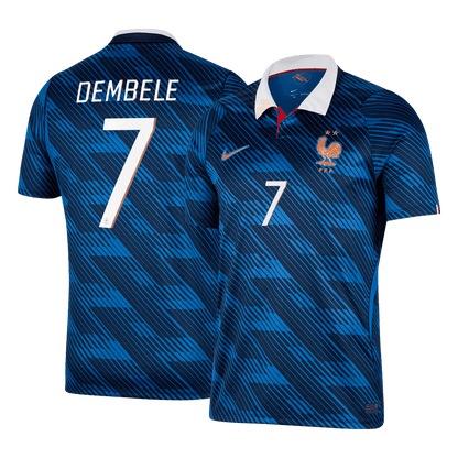 Tricouri Fotbal Franța DEMBÉLÉ #7 Acasă Cupa Mondială 2026
