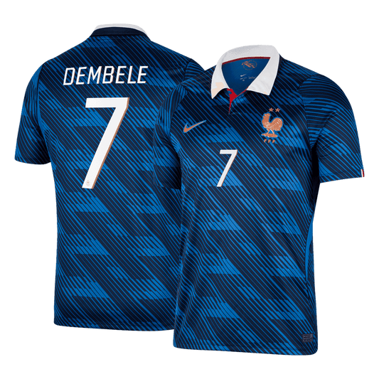 Tricouri Fotbal Franța DEMBÉLÉ #7 Acasă Cupa Mondială 2026