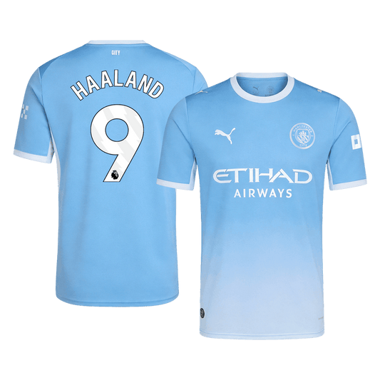 Tricouri Fotbal Manchester City HAALAND #9 Acasă 2026/27
