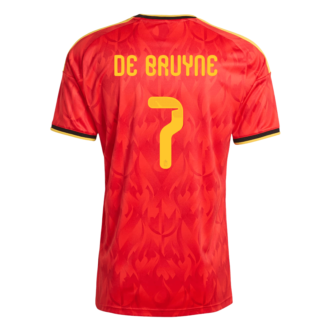 Tricouri Fotbal Belgium DE BRUYNE #7 Acasă Cupa Mondială 2026
