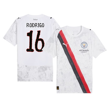 Tricouri Fotbal Manchester City KidSuper RODRIGO #16 2025/26 - Club World Cup