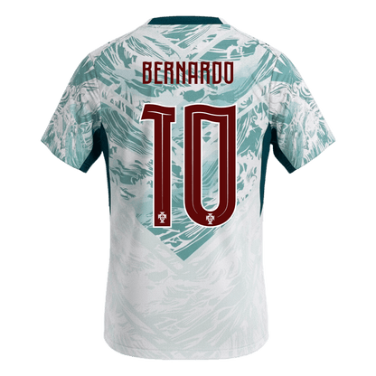 Tricouri Fotbal Portugalia BERNARDO #10 Deplasare Cupa Mondială 2026