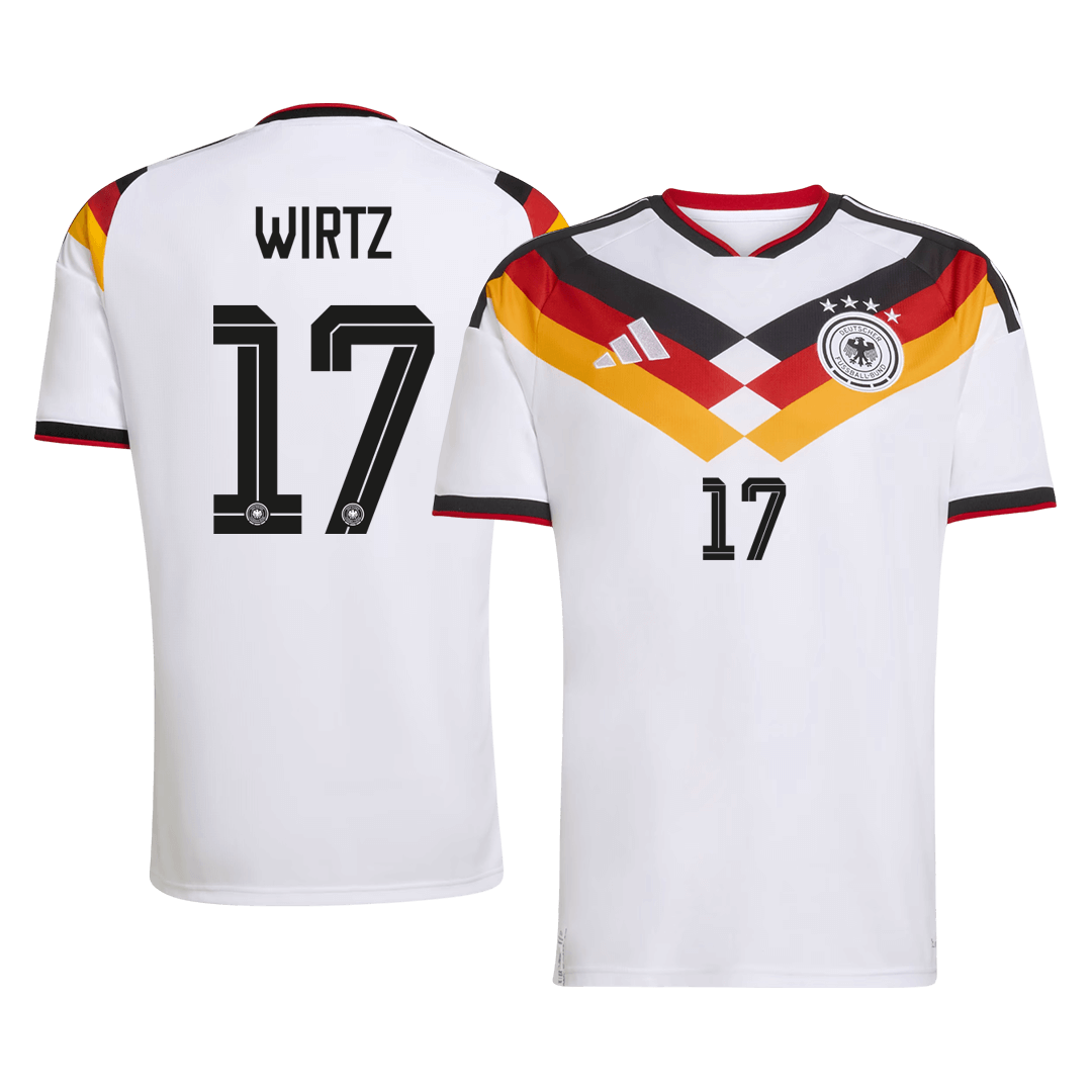 Tricouri Fotbal Germania WIRTZ #17 Acasă Cupa Mondială 2026