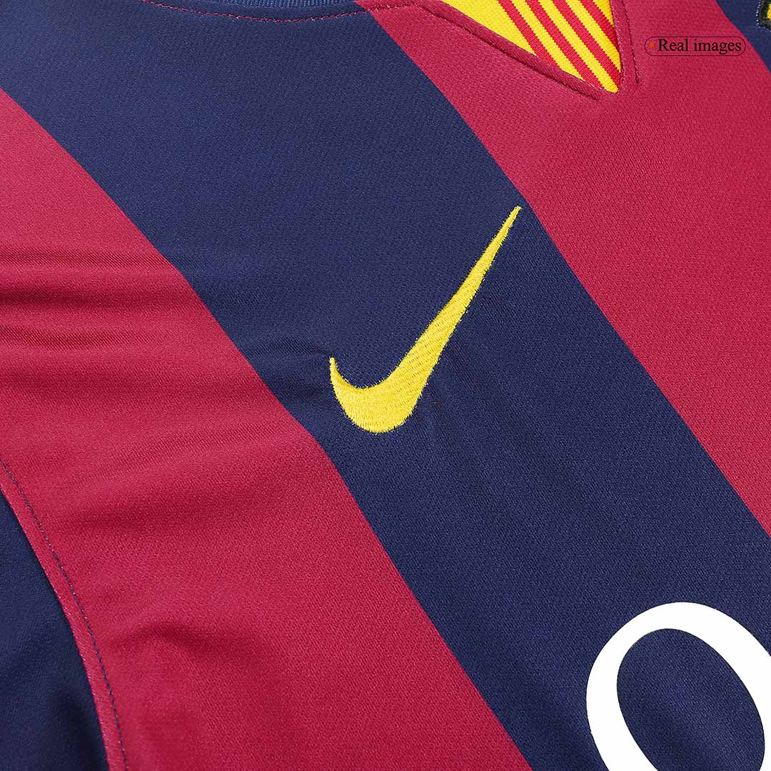 Tricouri Fotbal Vintage Barcelona Acasă 2014/15