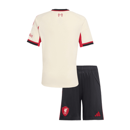 Set Tricouri Fotbal Liverpool Deplasare 2025/26 Pentru Copii