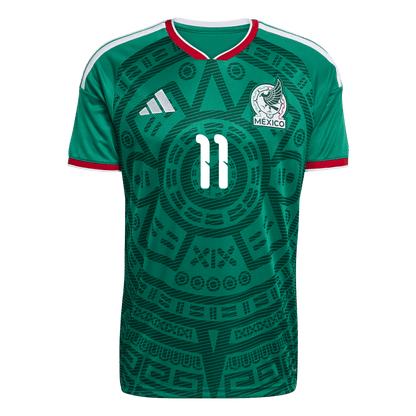 Tricouri Fotbal Mexico S.GIMENEZ #11 Acasă Cupa Mondială 2026 - Premium