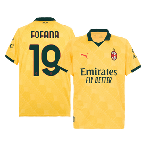 Tricouri Fotbal AC Milan FOFANA #19 Treilea 2025/26
